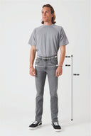 DAVE Slim Fit Açık Gri Erkek Jean Pantolon