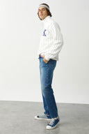 DONOVAN Loose Tapered Fit Orta İndigo Erkek Jean Pantolon
