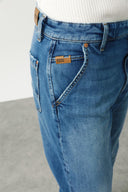 DONOVAN Loose Tapered Fit Orta İndigo Erkek Jean Pantolon