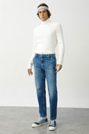 DONOVAN Loose Tapered Fit Orta İndigo Erkek Jean Pantolon