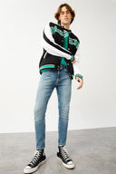 DREW Skinny Fit Orta İndigo Erkek Jean Pantolon