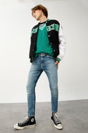 DREW Skinny Fit Orta İndigo Erkek Jean Pantolon