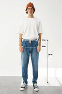 EDWIN Loose Tapered Fit Bağcıklı Açık İndigo Erkek Jean Jogger