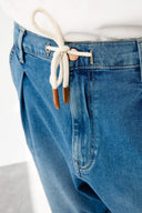 EDWIN Loose Tapered Fit Bağcıklı Açık İndigo Erkek Jean Jogger