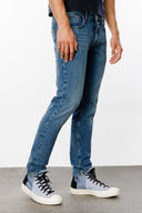 EMPEROR Slim Fit Orta İndigo Erkek Jean Pantolon