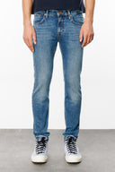EMPEROR Slim Fit Orta İndigo Erkek Jean Pantolon