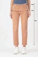 ISSY Relaxed Slim Gül Kurusu Kadın Jean Pantolon