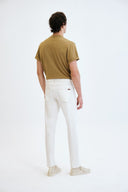JAKE Loose Tapered Fit Ekru Erkek Jean Pantolon