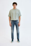 JORDAN Slim Fit Rigid Orta İndigo Erkek Jean Pantolon
