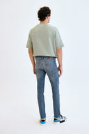 JORDAN Slim Fit Rigid Orta İndigo Erkek Jean Pantolon
