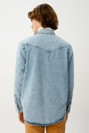 JOSEPH Regular Fit Açık İndigo Erkek Jean Gömlek