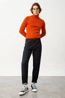 JOSH Loose Tapered Fit Rinse Koyu İndigo Erkek Jean Pantolon