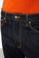JOSH Loose Tapered Fit Rinse Koyu İndigo Erkek Jean Pantolon