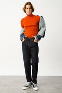 JOSH Loose Tapered Fit Rinse Koyu İndigo Erkek Jean Pantolon