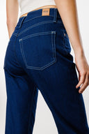 KAREN Straight Fit Lacivert Kadın Jean Pantolon