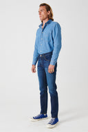 KARL Slim Tapered Fit Koyu İndigo Erkek Jean Pantolon