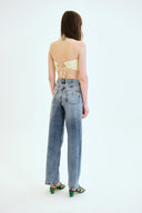 KARLA Straight Fit Açık İndigo Kadın Jean Pantolon
