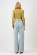 KARLA TALL Straight Fit Açık İndigo Kadın Jean Pantolon
