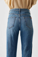 KELLY Mom Fit Vintage Açık İndigo Kadın Jean Pantolon