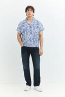 LEON Regular Fit Koyu İndigo Erkek Jean Pantolon