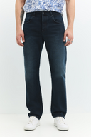 LEON Regular Fit Koyu İndigo Erkek Jean Pantolon