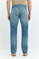 LEON Regular Fit Orta İndigo Erkek Jean Pantolon