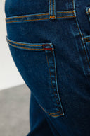 LEONARD Slim Fit Koyu İndigo Erkek Jean Pantolon