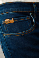 LEONARD Slim Fit Koyu İndigo Erkek Jean Pantolon