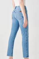 LIVIA Slim Ankle Fit Koyu İndigo Kadın Jean Pantolon