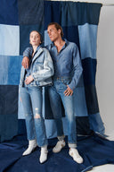 MARCEL Slim Straight Fit Vintage Orta İndigo Erkek Jean Pantolon