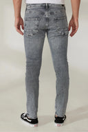 Slim Straight Fit Gri Erkek Jean Pantolon