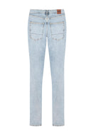 Slim Straight Fit Açık İndigo Erkek Jean Pantolon