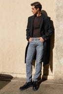 MARCEL Slim Straight Fit Gri - Mavi Erkek Jean Pantolon