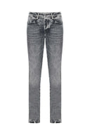 Slim Straight Fit Gri Erkek Jean Pantolon