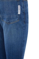 Slim Straight Fit Orta İndigo Erkek Jean Pantolon