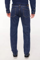 MARCEL Slim Straight Fit Koyu İndigo Erkek Jean Pantolon