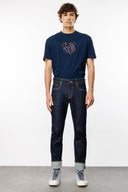 MARCEL Slim Straight Fit Rinse Koyu İndigo Erkek Jean Pantolon