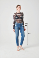 NELLY Skinny Fit Açık İndigo Kadın Jean Pantolon