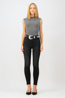 NELLY Skinny Fit Antrasit Kadın Jean Pantolon