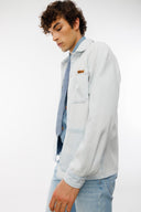Relaxed Fit Açık İndigo Erkek Jean Ceket