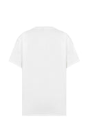Regular Fit Nakışlı Beyaz Erkek T-Shirt