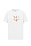 Regular Fit Nakışlı Beyaz Erkek T-Shirt