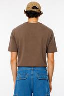 Rahat Fit Basic Kahverengi Erkek T-Shirt