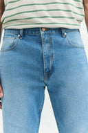ROUTE Loose Fit Kemer Detaylı Açık İndigo Erkek Jean Pantolon