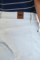 TIM Slim Tapered Fit Çift Renk Açık İndigo Erkek Jean Pantolon