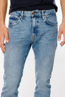 TIM Slim Tapered Fit Açık İndigo Erkek Jean Pantolon