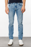 TIM Slim Tapered Fit Açık İndigo Erkek Jean Pantolon