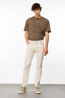 TIM Slim Tapered Fit Bej Erkek Jean Pantolon