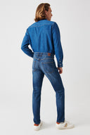 TIM Slim Tapered Fit Koyu İndigo Erkek Jean Pantolon