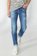 TIM Slim Tapered Fit Koyu İndigo Erkek Jean Pantolon